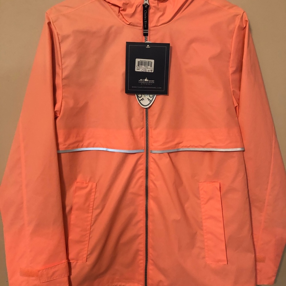 NWT Charles River bright coral New Englander